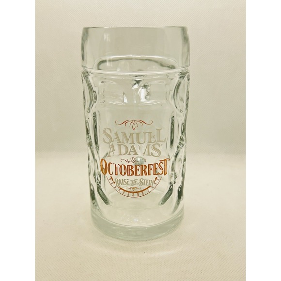 Sam Adams Other - Samuel Sam Adams Oktoberfest Beer Mug Dimpled Stein - 0.5L Raise the Stein Glass